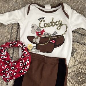Baby cowboy outfit